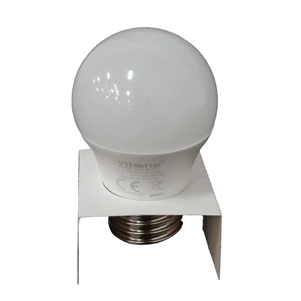 Lâmpada Led 6.5W E27 6400K Basis G45 SMD 1515640