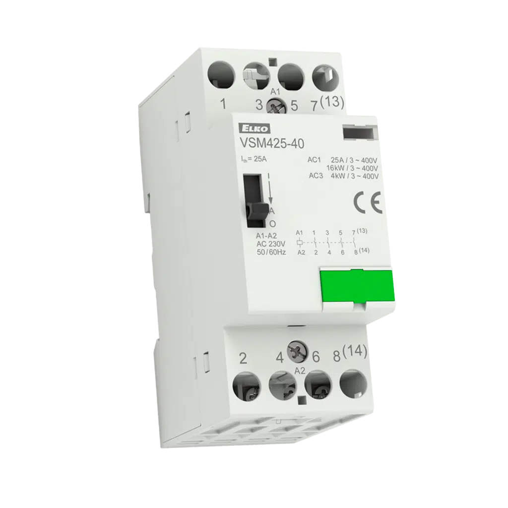 Contactor Modular  25A 4NA Manual/Automático 230VAC VSM425-40