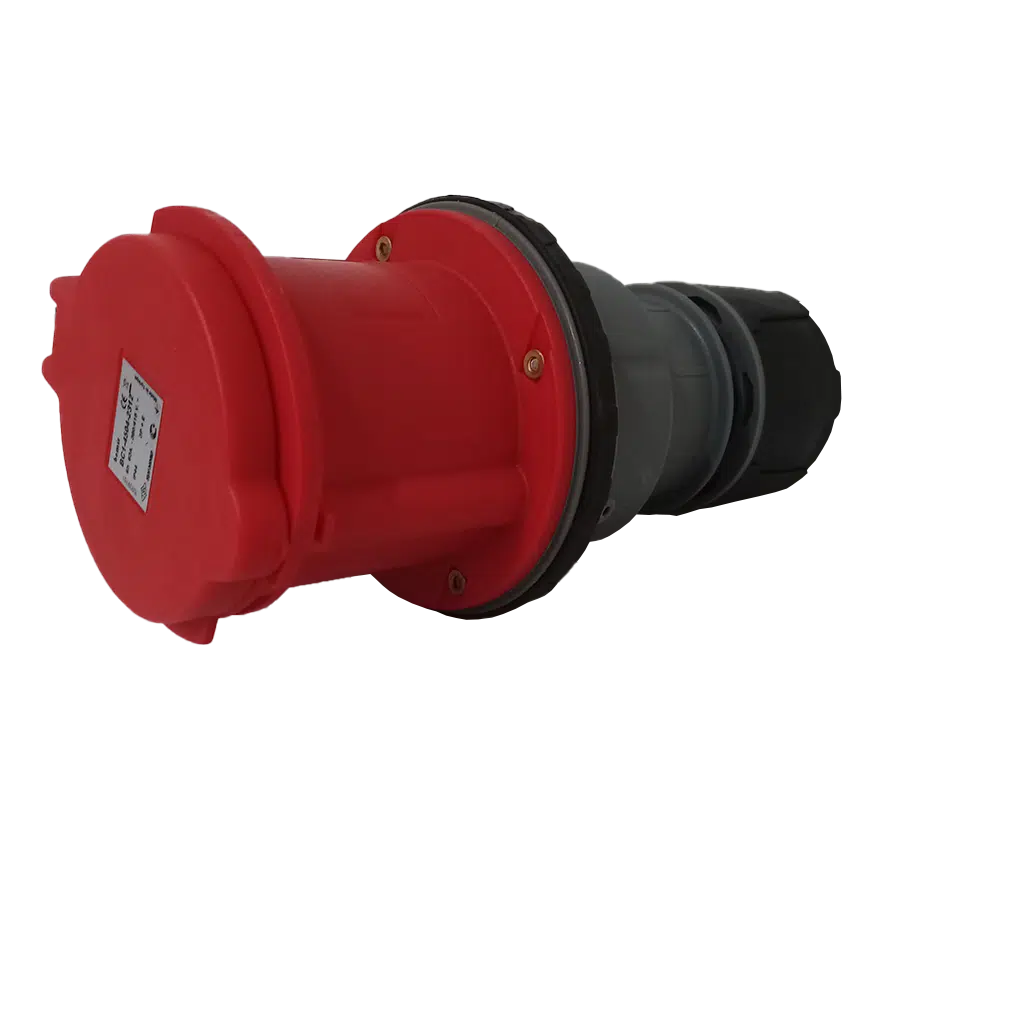 Ficha Industrial Fêmea 3P+T 63A 400V  Prolongadora 99950 63/4