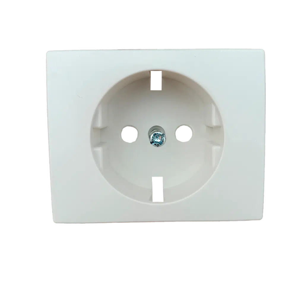 Centro de Tomada Marfim 2 Polos+Terra Ref. 70631 TMF