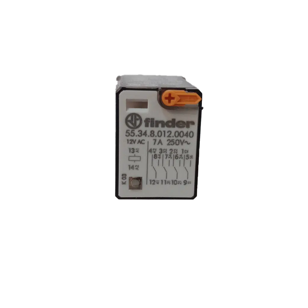 Relé 4 Inversores 7A Bobine 12VAC  55.34.8.012.0040 - Image 2