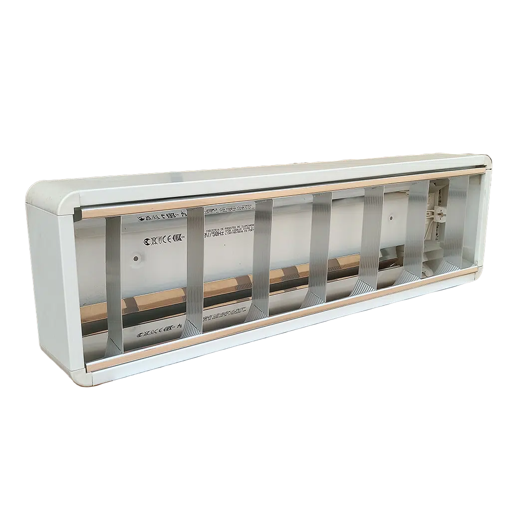 Armadura 1X18W Externa com Difusor de Alumínio