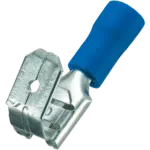 Terminal Faston Isolado Mixto Fêmea/Macho  Azul 6.3mm 20 UN