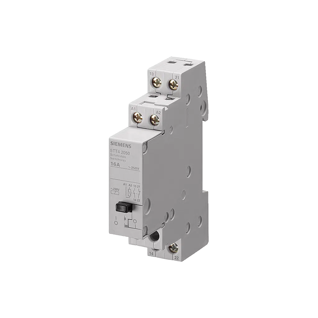 Relé Modular 16A 230V 1NA+1NF Bobine 230V AC 5TT4205-0 Siemens