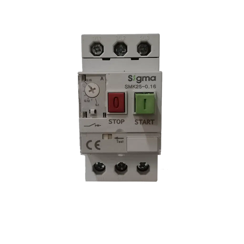 Disjuntor Motor 0.02KW 0.1-0.16A  SMK25-0.16