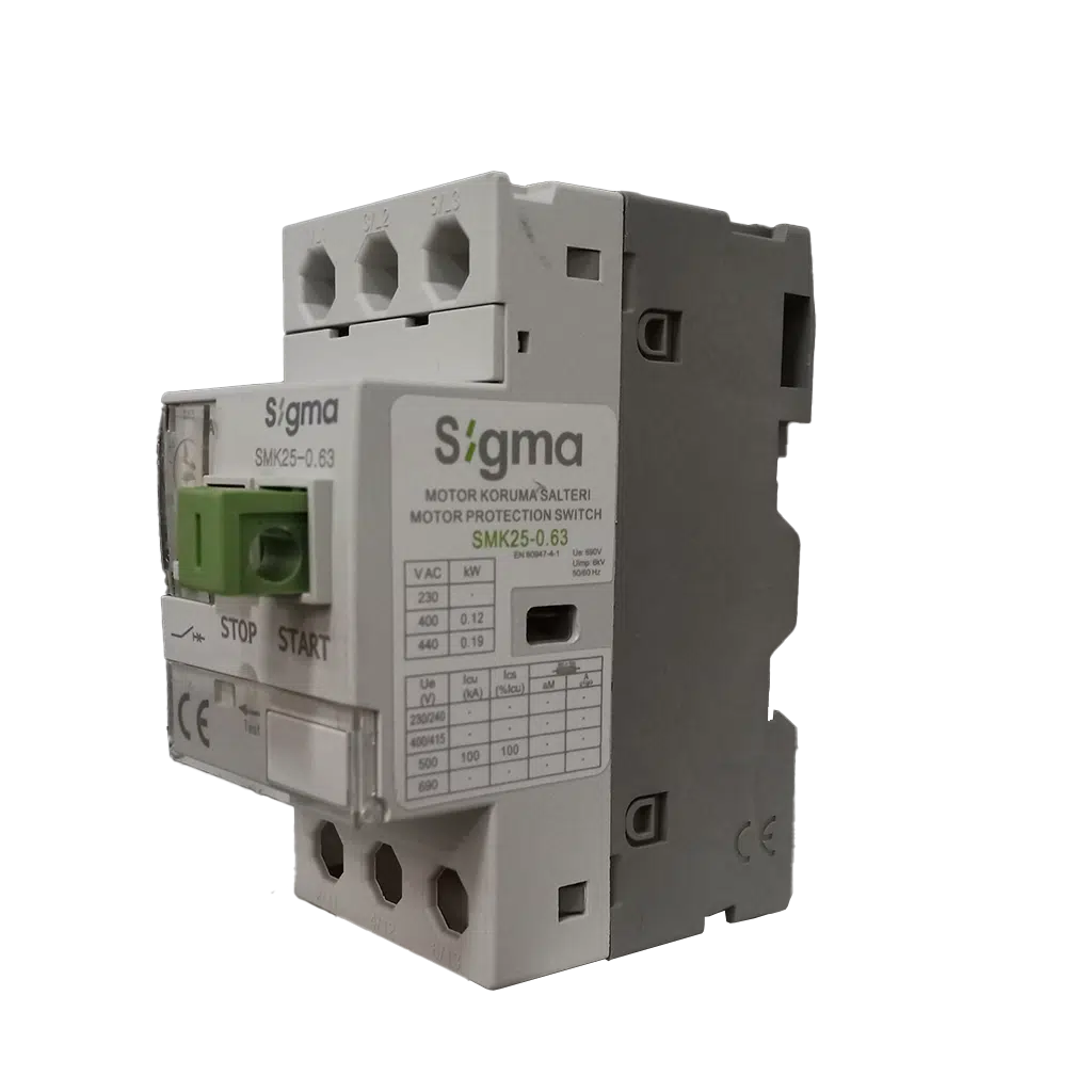 Disjuntor Motor 0.12KW 0.4-0.63A  SMK25-0.63 - Image 2