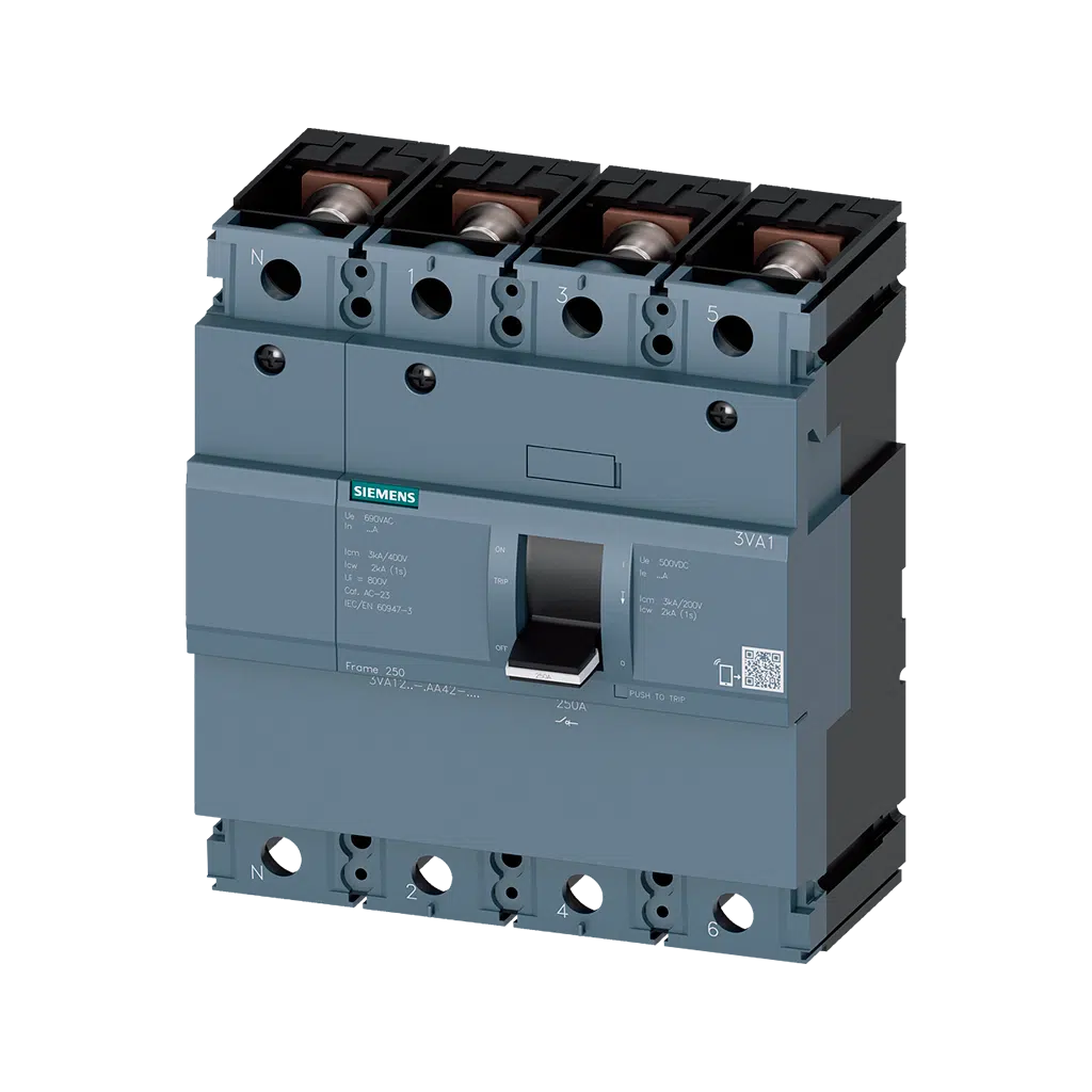 Interruptor Seccionador 3VA2 250A 3VA1225-1AA42-0AA0 Siemens