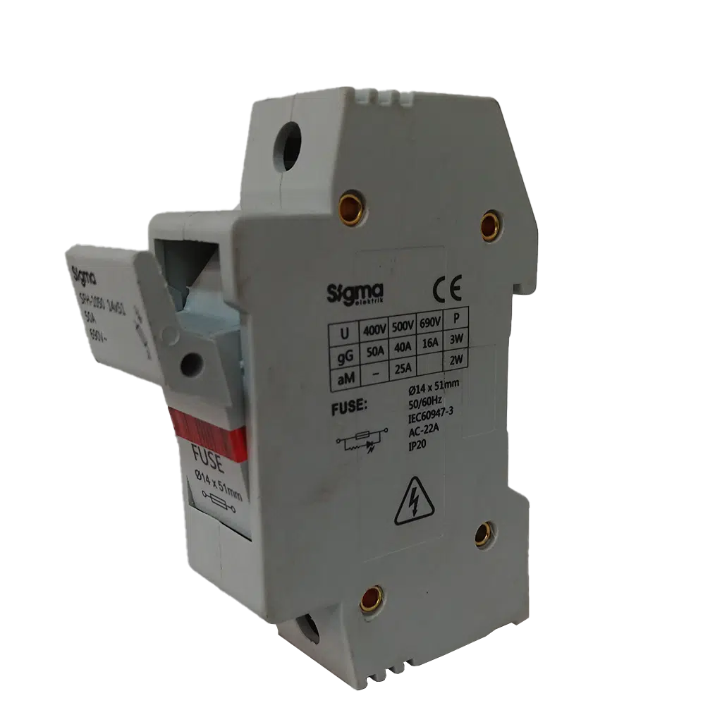 Base de Fusível Cilíndrico 1P  50A 14X51 SFH1050 - Image 2