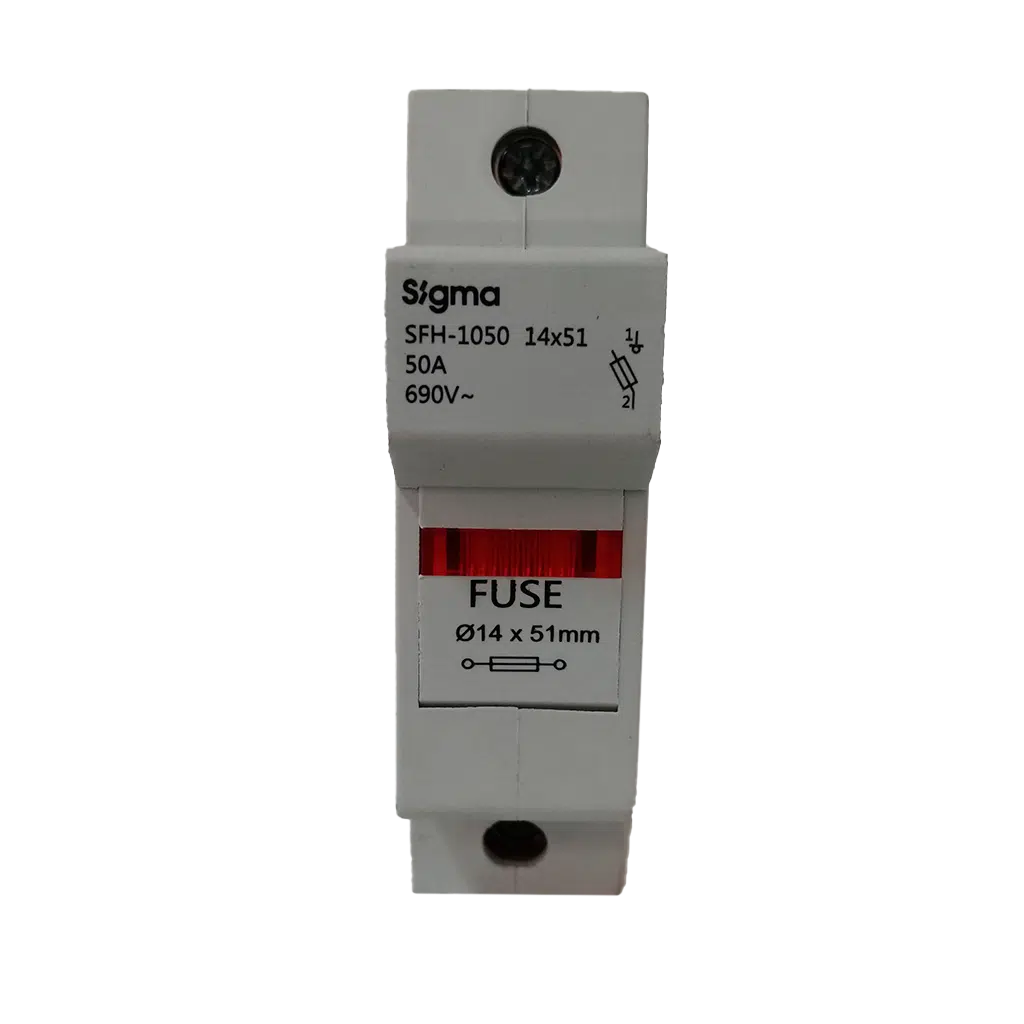 Base de Fusível Cilíndrico 1P  50A 14X51 SFH1050