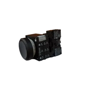 Botão de Pressão 22mm Preto 1NA 3SB Siemens