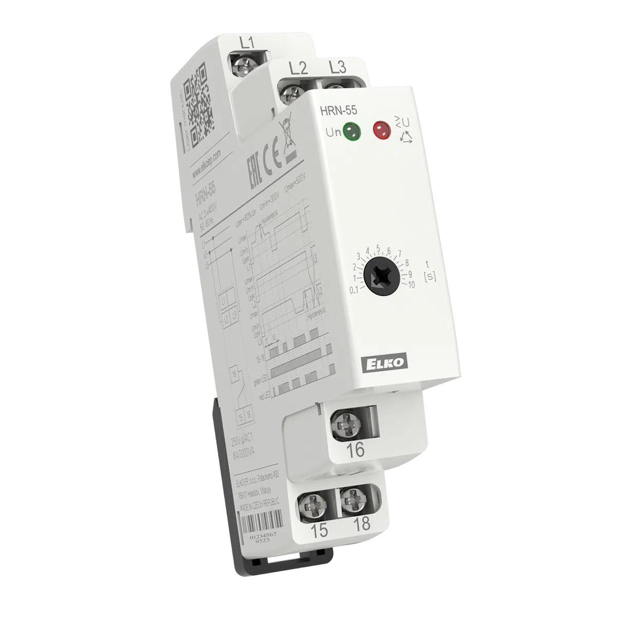 Relé Monitor de Fases 3P HRN-55