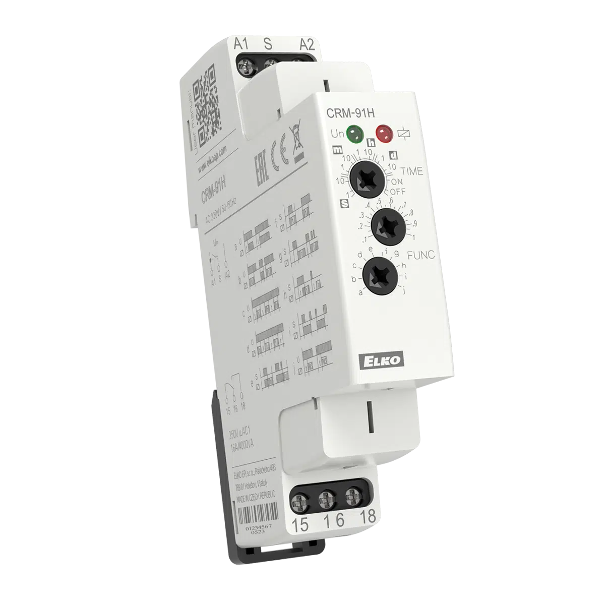 Temporizador Multifunções 1INV 12-240VAC/DC CRM-91H/UNI