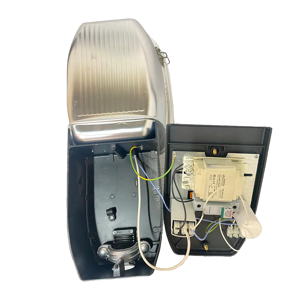Armadura de Iluminação Publica 150W Vapor de Sódio Sem Lâmpada R9 - Image 2