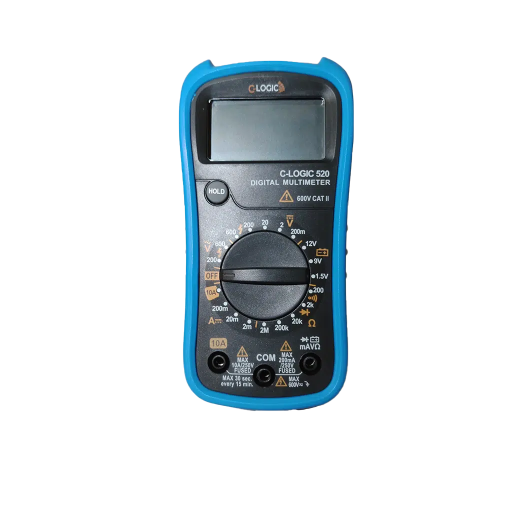 Multímetro 600V AC/DC 10A DC CLOGIC520CBINT