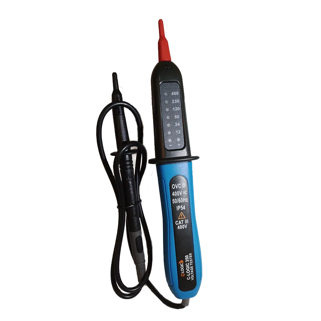 Comprovador de Tensão 12-400VAC 2 Polos CLOGIC350