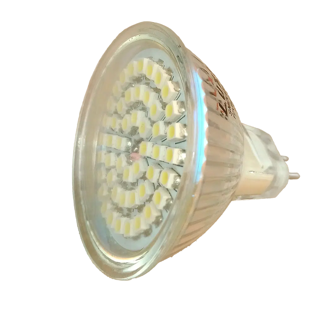 Lâmpada Led 3W 12V 48LED BR  C/48LED SMD MR16