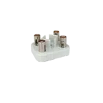 Placa 4 Bornes 6mm