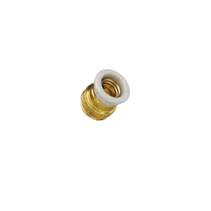 Suporte para Lâmpada E14 Latão/Cerâmica 740