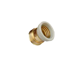 Suporte para Lâmpada E27 Latão/Cerâmica 750