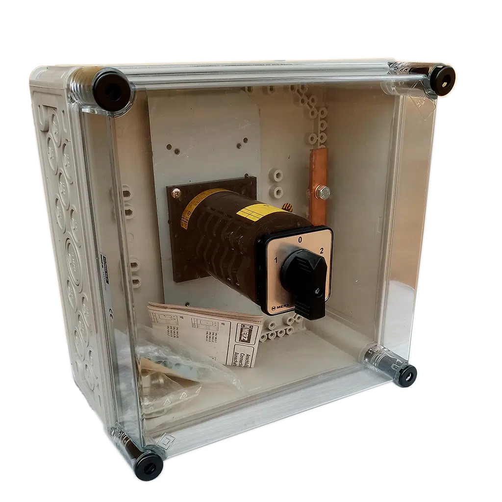 Inversor de Fases 2P 80A Caixa Transparente IP65