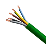 Cabo Flexível 5X1,5mm2 Verde RZ1-K 0,6/1KV 5G1.5  Livre de Halogenio