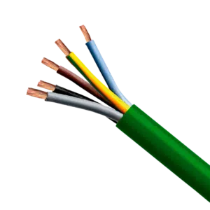 Cabo Flexível 5X1,5mm2 Verde RZ1-K 0,6/1KV 5G1.5  Livre de Halogenio