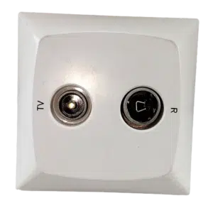Tomada R - TV Equalizada Terminal/Estrela Ref. 47531 BR