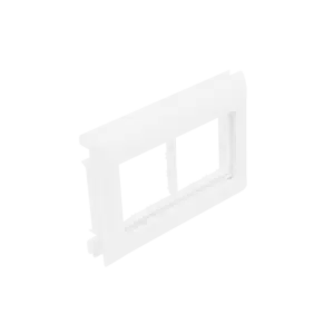 Adaptador Q45 para Calhas com Tampa L75 4 Módulos Branco 10952 ABR