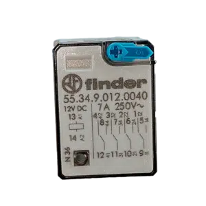 Relé 4 Inversores  7A Bobine: 12VDC  55.34.9.012.0040