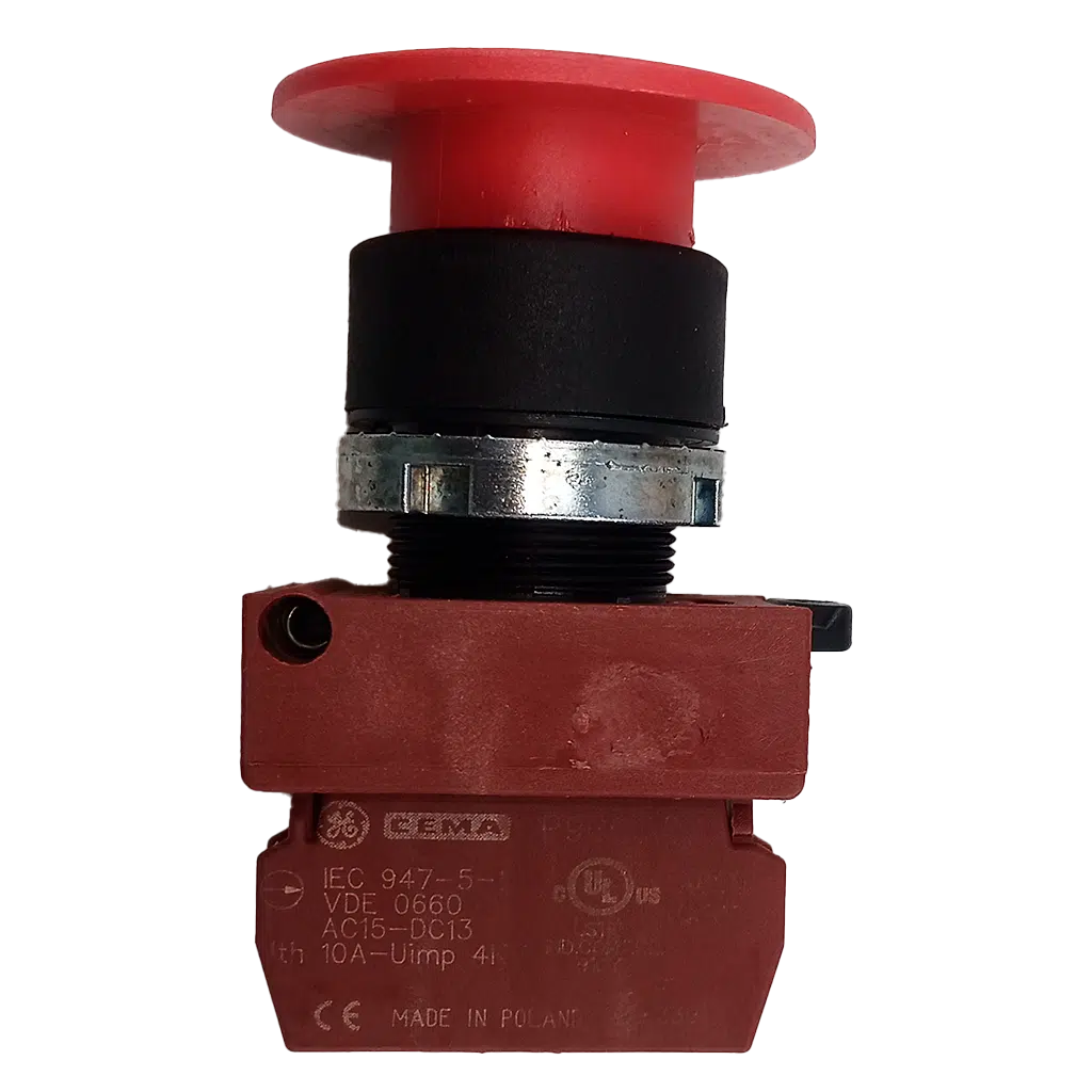Botão P9XEM 40MM Vermelho REF. 152111