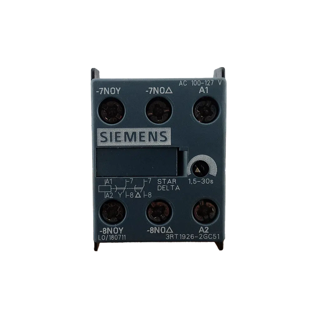 Contacto Auxiliar Temporizado 1.5-30S AC 12V 3RT1926-2GC51 Siemens - Image 2