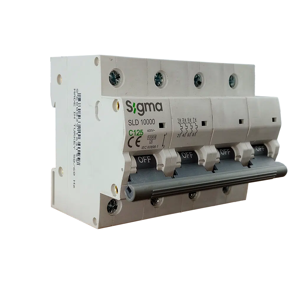 Disjuntor 4P 125A-C 10KA  1SL412C SIGMA - Image 2