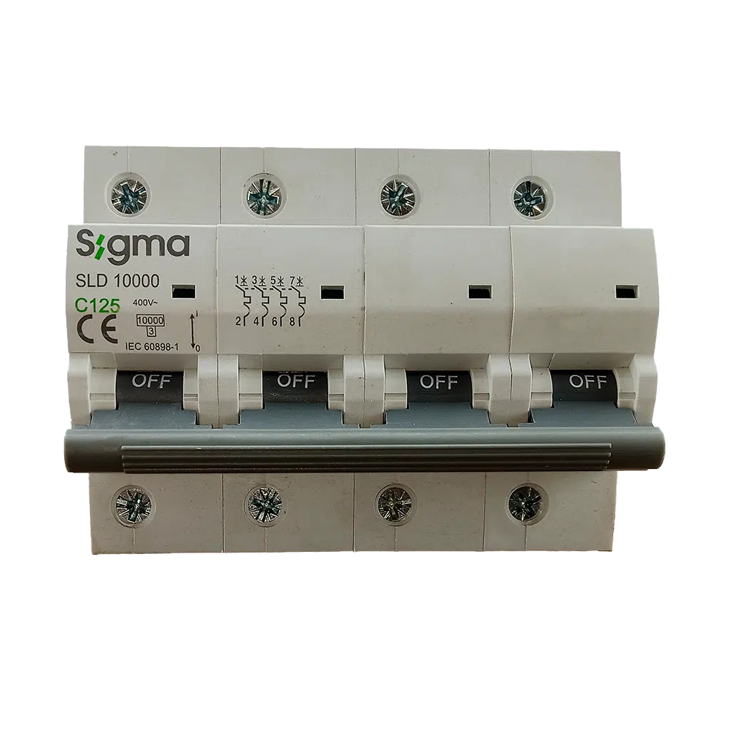 Disjuntor 4P 125A-C 10KA  1SL412C SIGMA