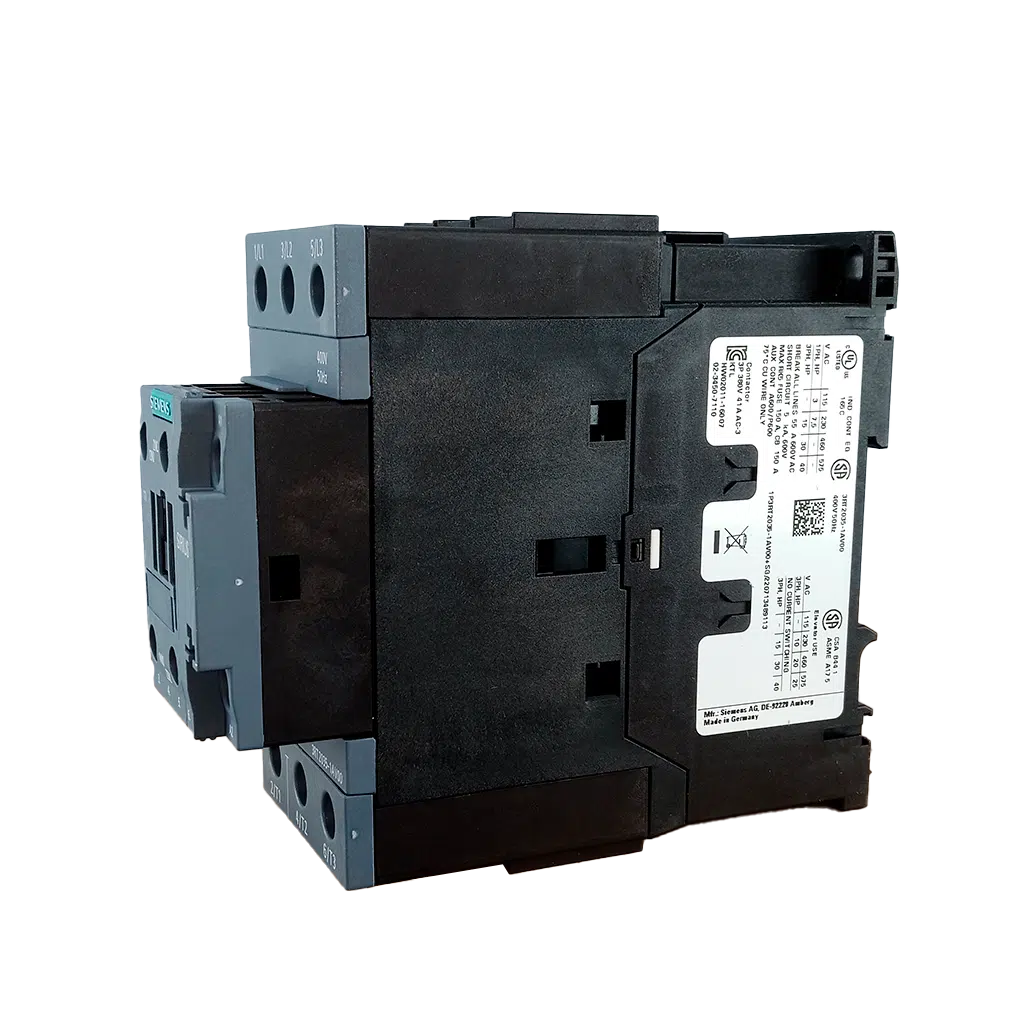 Contactor 3P 18.5KW 40A 400V/AC 1NA+1NF 3RT2035-1AV00 Siemens - Image 2