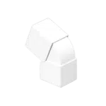 Angulo Exterior Variável para calha 100X50 Branco 11026 ABR