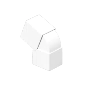 Angulo Exterior Variável para calha 100X50 Branco 11026 ABR