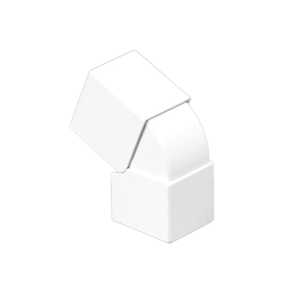 Angulo Exterior Variável para calha 100X50 Branco 11026 ABR