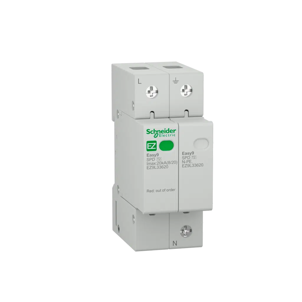 Descarregador de Sobre Tensão 1P+N 20KA EZ9L33620