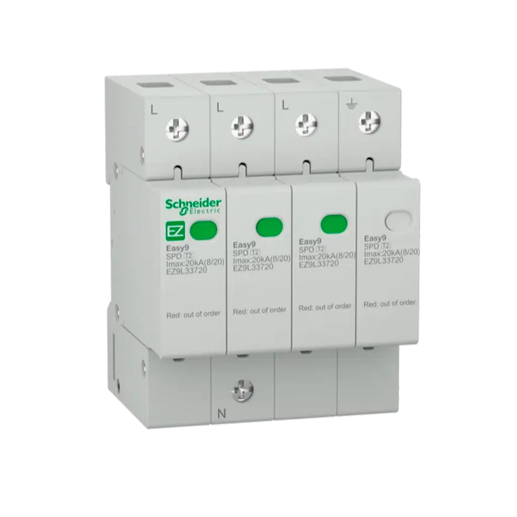 Descarregador de Sobre Tensão 3P+N 20KA EZ9L33720