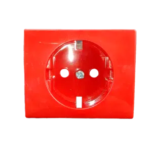 Centro de Tomada Vermelho 2P+T 70631 TVM