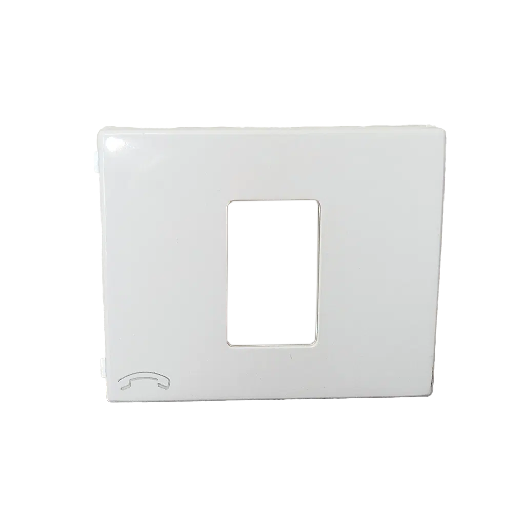 Centro de Tomada Telefonica 70712 Branca  TBR