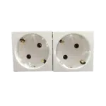 Tomada Dupla 45190  Branco SBR