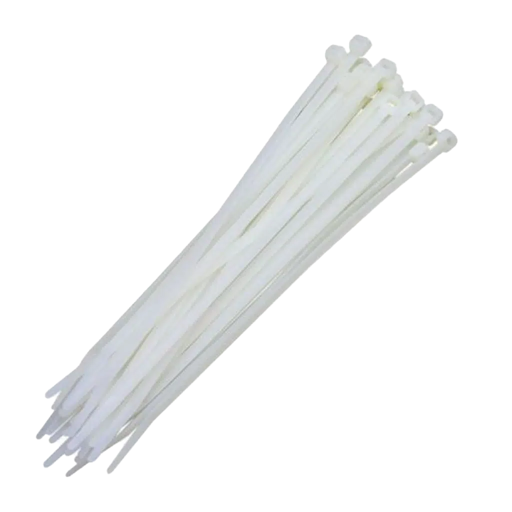 Abraçadeira de Fivela Branca FIVELA  200X7.5