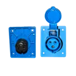 Tomada Industrial Femea  Encastrar 2P+T 16A 230V IP44