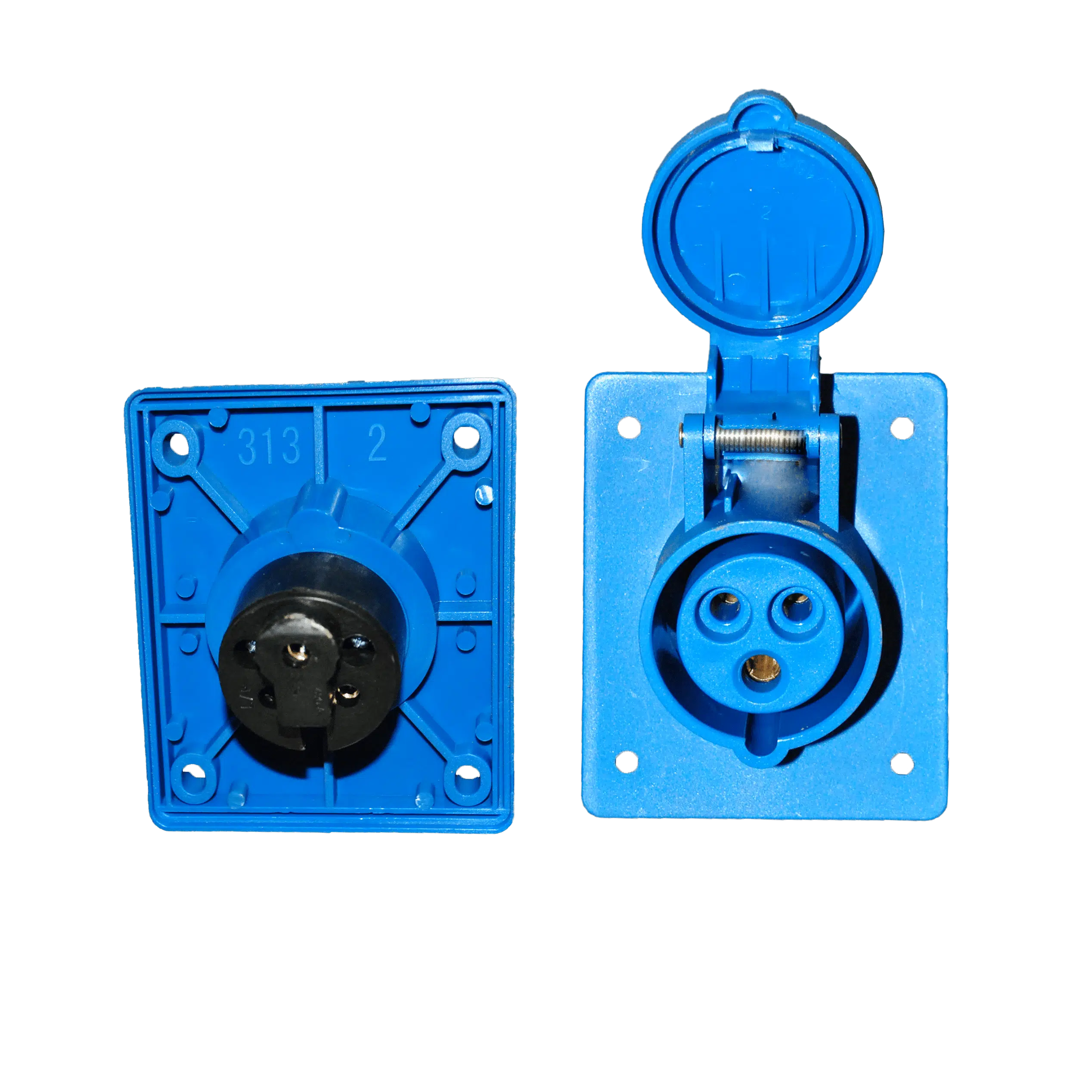 Tomada Industrial Femea  Encastrar 2P+T 16A 230V IP44