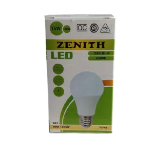 Lâmpada Led A60 15W 220V-240V E27 6500K