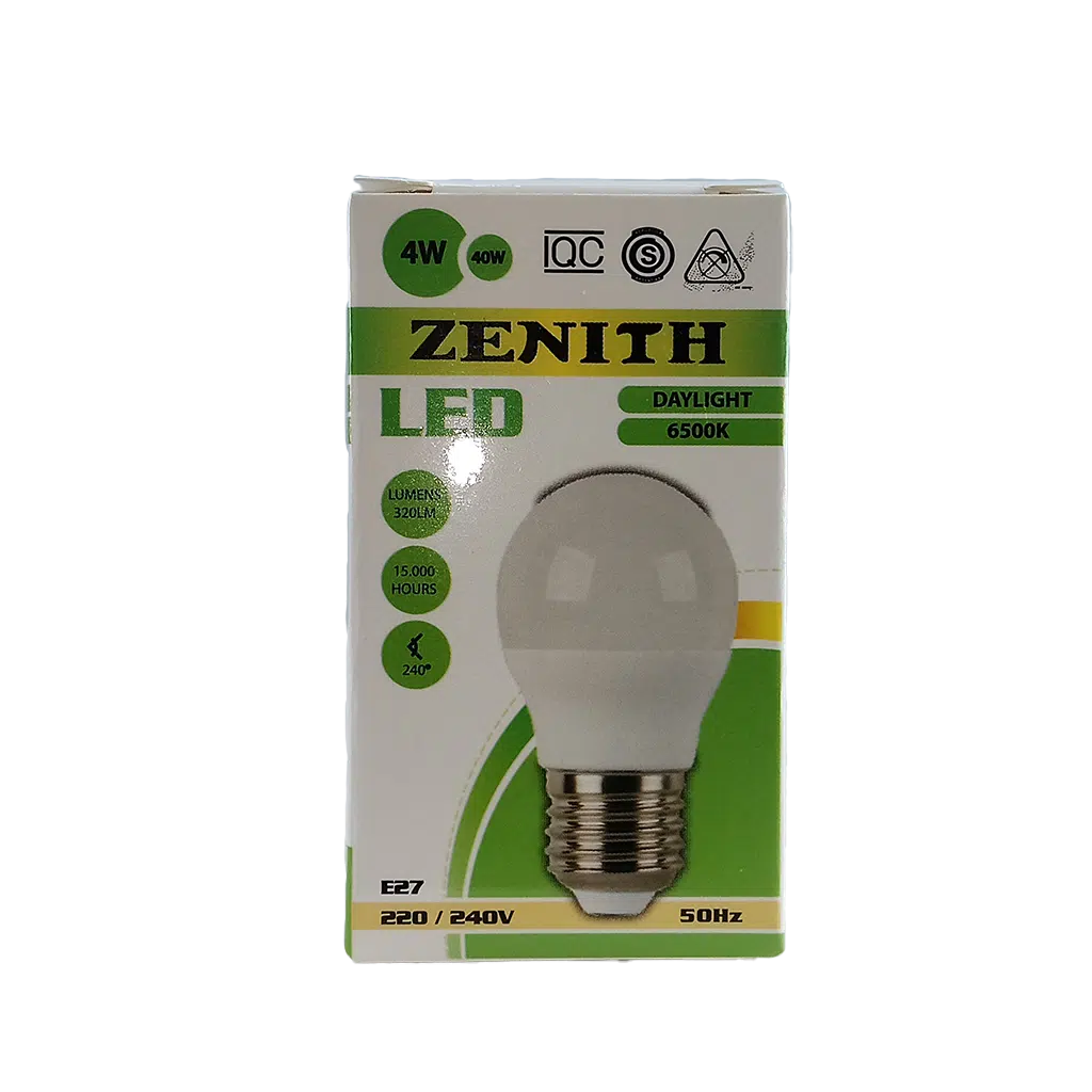 Lâmpada Led G45 4W 220V-240V E27 6500K