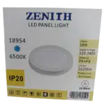 Painel Led Exterior Redondo Branco 18W 220V-240V 6500K