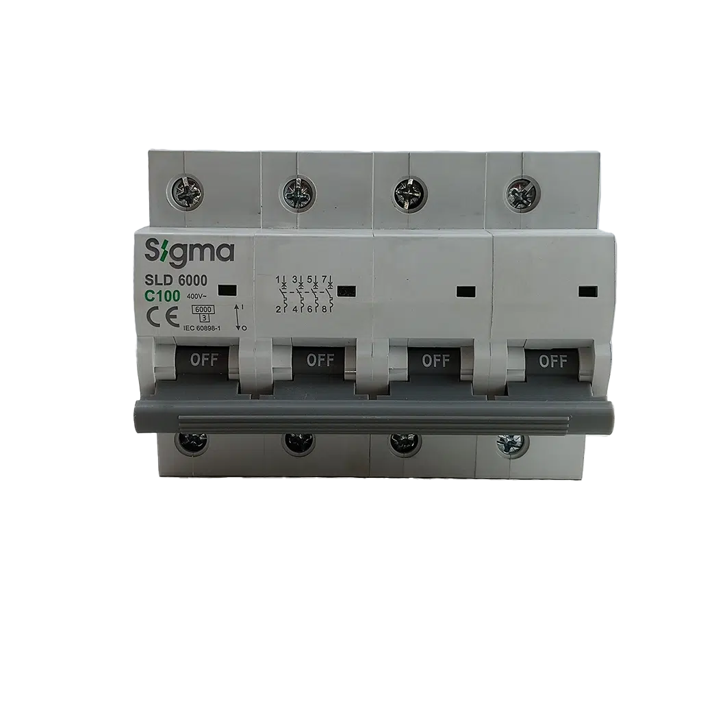 Disjuntor 4P 100A-C 6KA  6SL400C