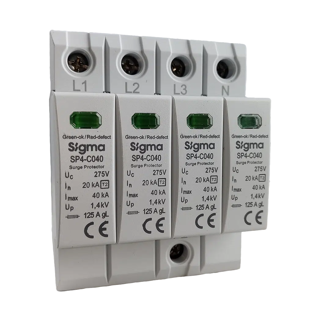 Descarregador de Sobretensão 4P  40KA SP4-C040